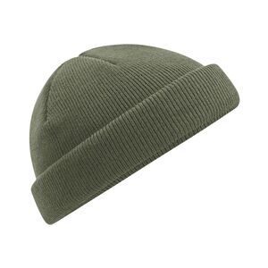 Beechfield Fisherman Mini Recycled Beanie / Olive Green